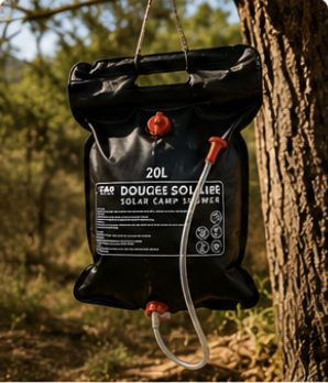 Douche solaire en plein air